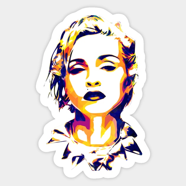 Madonna Pop Art Sticker by Creativedy Stuff